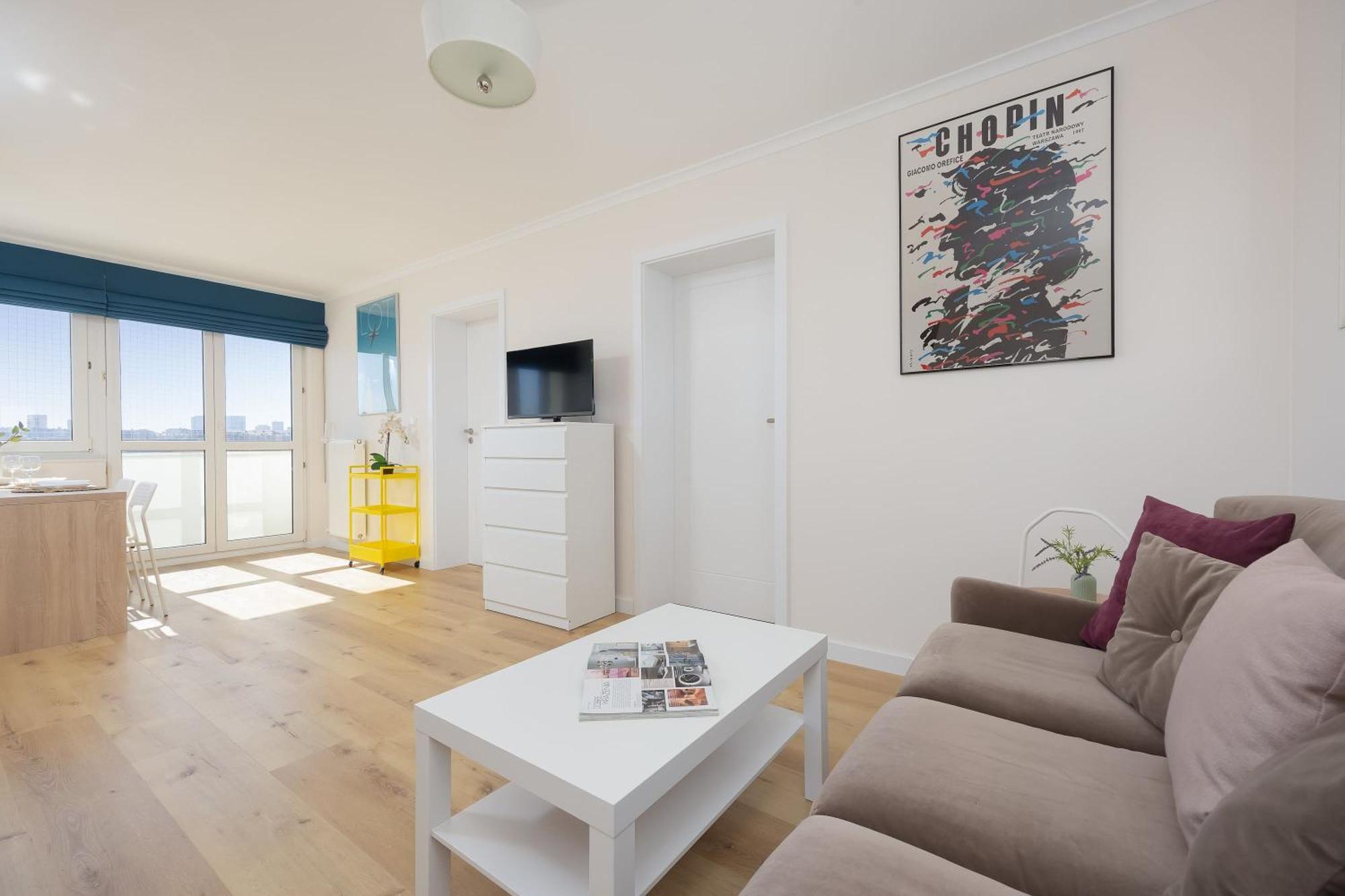 Bright Cityview With Ac Near Pge Narodowy By Renters Apartment Warsaw
